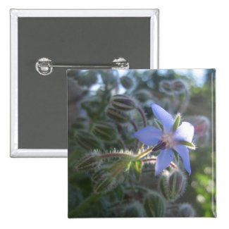 Blue Flower Haze Pin