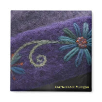 Blue Flower Magnet