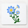 Blue Flower Mousepads
