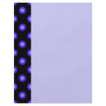 blue flower pattern flyer