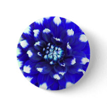 Blue Flower Petal buttons by fishcakefillet Blue Flower Petal buttons