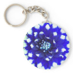 Blue Flower Petal Keychain