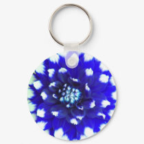 Blue Flower Petal keychains