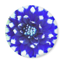 Blue Flower Petal magnets by fishcakefillet Blue Flower Petal magnets