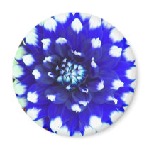Blue Flower Petal magnets by fishcakefillet Blue Flower Petal magnets