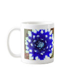 Blue Flower Petal Coffee Mugs