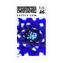 Blue Flower Petal postage by fishcakefillet Blue Flower Petal postage