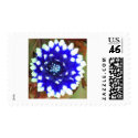 Blue Flower Petal postage by fishcakefillet Blue Flower Petal postage