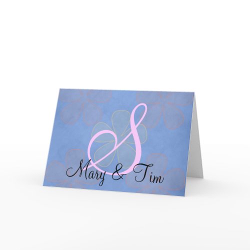 Blue Flower Power card