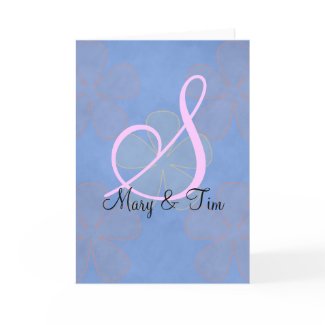 Blue Flower Power card