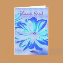 Blue Flower Watercolor cards