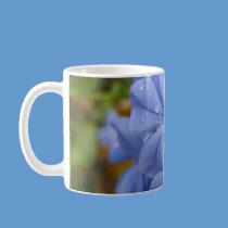 Blue flowered Mug mugs