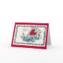 Blue flowers and a Heart Card