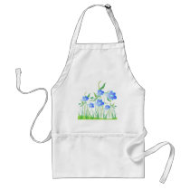 Blue flowers aprons