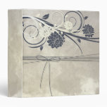 Blue Flowers Binder