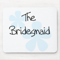 Blue Flowers Bridesmaid mousepads by weddingsareus Blue Flowers Bridesmaid mousepads