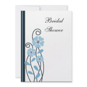 Blue Flowers : : Elegant Wedding Bridal Shower
