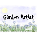 Blue Flowers Field Garden Apron (Personalize) zazzle_apron