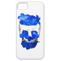 Blue Flowers In A Skull iPhone 5 Covers
