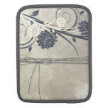 Blue Flowers iPad Sleeve