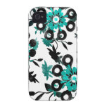 Blue Flowers iPhone 4/4S Cover