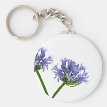 Blue Flowers Keychains