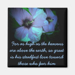 Blue Flowers Magnet
