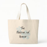 Blue Flowers Matron of Honor bags