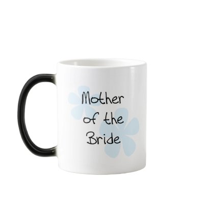 Blue Flowers Mother of Bride Mug