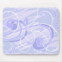 blue flowers mousepads