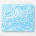 blue flowers mousepads