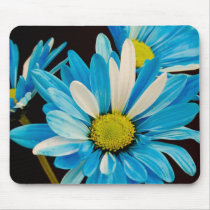 Blue Flowers Mousepad mousepads