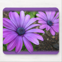 Blue Flowers Mouspad  Daisy Computer Gifts mousepads