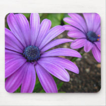 Blue Flowers Mouspad  Daisy Computer Gifts Mousepad