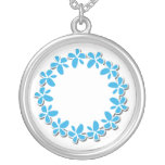 Blue Flowers Pendant