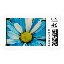 Blue Flowers Postage Stamp by estjohn Blue Flowers Postage Stamp