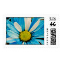 Blue Flowers Postage Stamp by estjohn Blue Flowers Postage Stamp