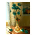 Blue Flowers print