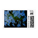 Blue Flowers Stamps by threesidedorchid Blue Flowers Stamps