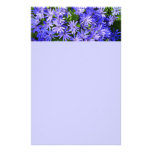 Blue Flowers Stationery