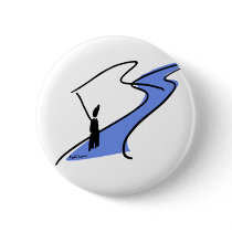 Blue Fly Fishing River Style by FishTs.com buttons by FishTsdotcom Blue Fly Fishing River Style by FishTs.com buttons