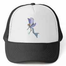blue flying fairy pixie hats