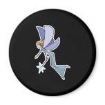 blue flying fairy pixie refrigerator magnets