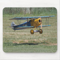 Blue Fokker D.VII Mousepad