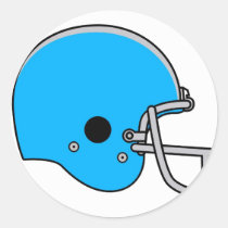 blue football helmet stickers