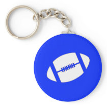 Blue Football Keychain keychains
