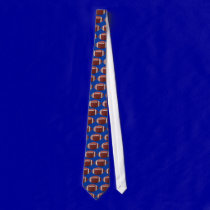 Blue Football Tie ties