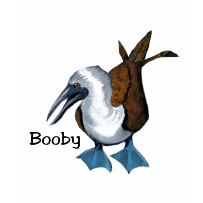 BLUE-FOOTED BOOBY T SHIRT by joyart