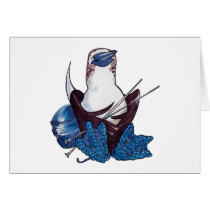 Blue-footed Booties Cards