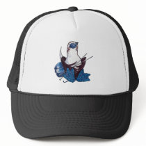 Blue-footed Booties Mesh Hat
